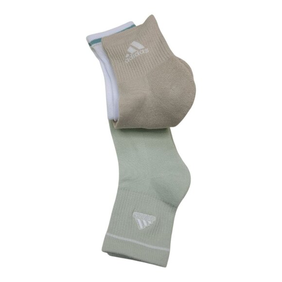 Adidas Womens High Quarter Cushioned ClimaCool Socks 3-Pack Shoe Size 5-10 - Picture 7 of 8